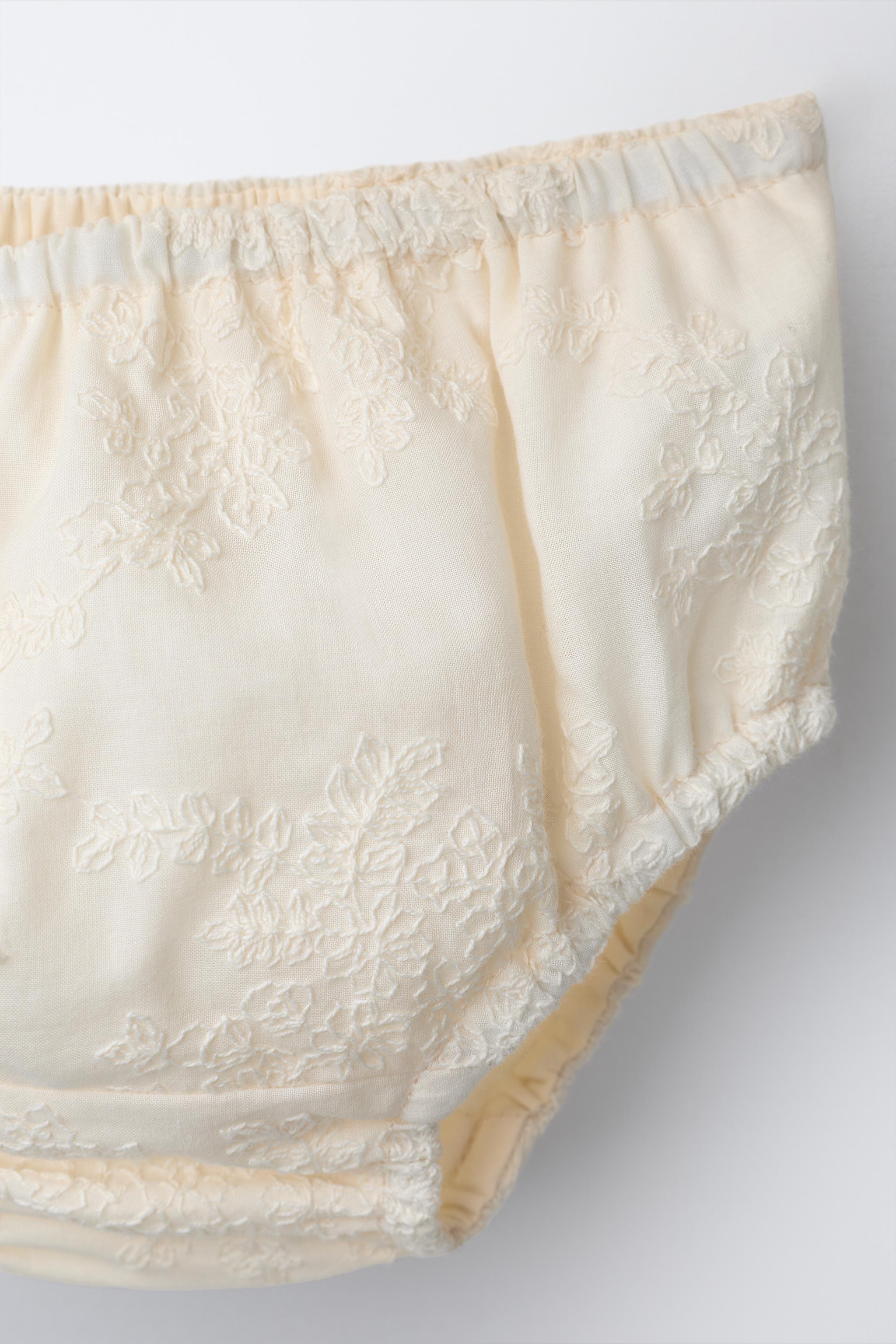 EMBROIDERED DRESS AND KNICKERS