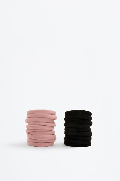 20-pack of elastic hair ties