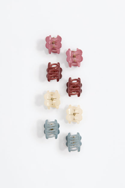 Pack of 8 small clips