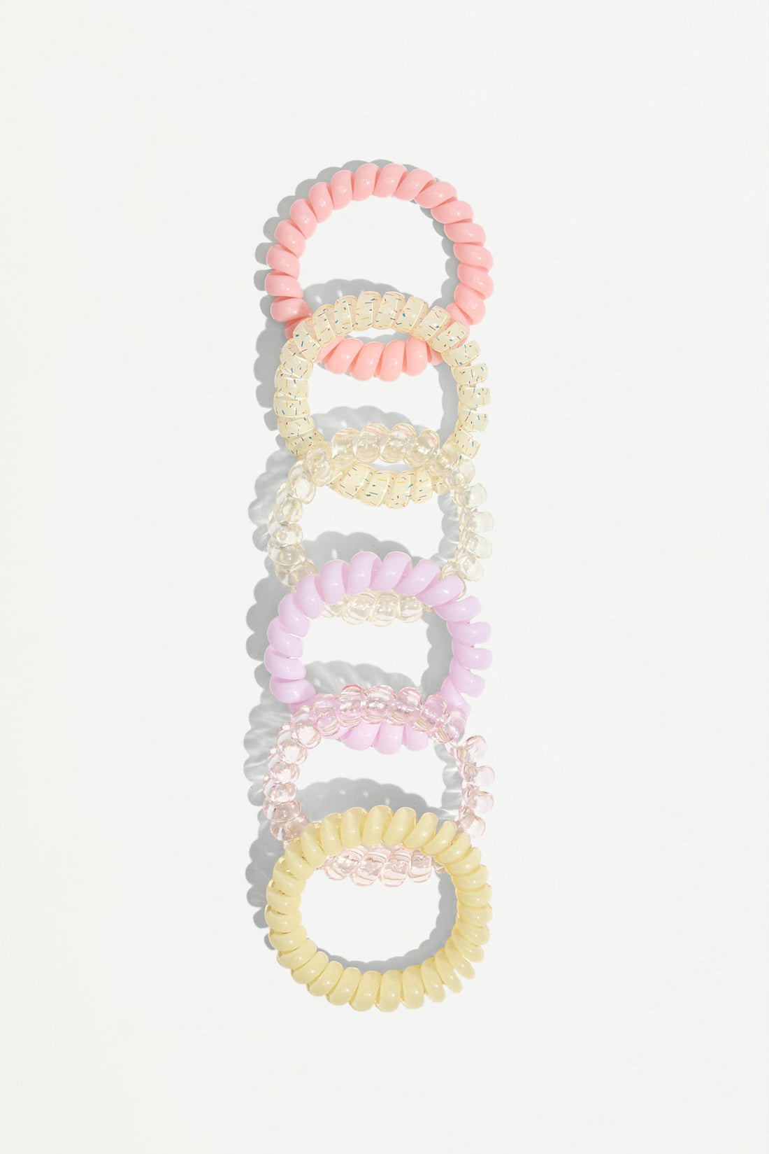 Spiral hair ties (Pack 6)
