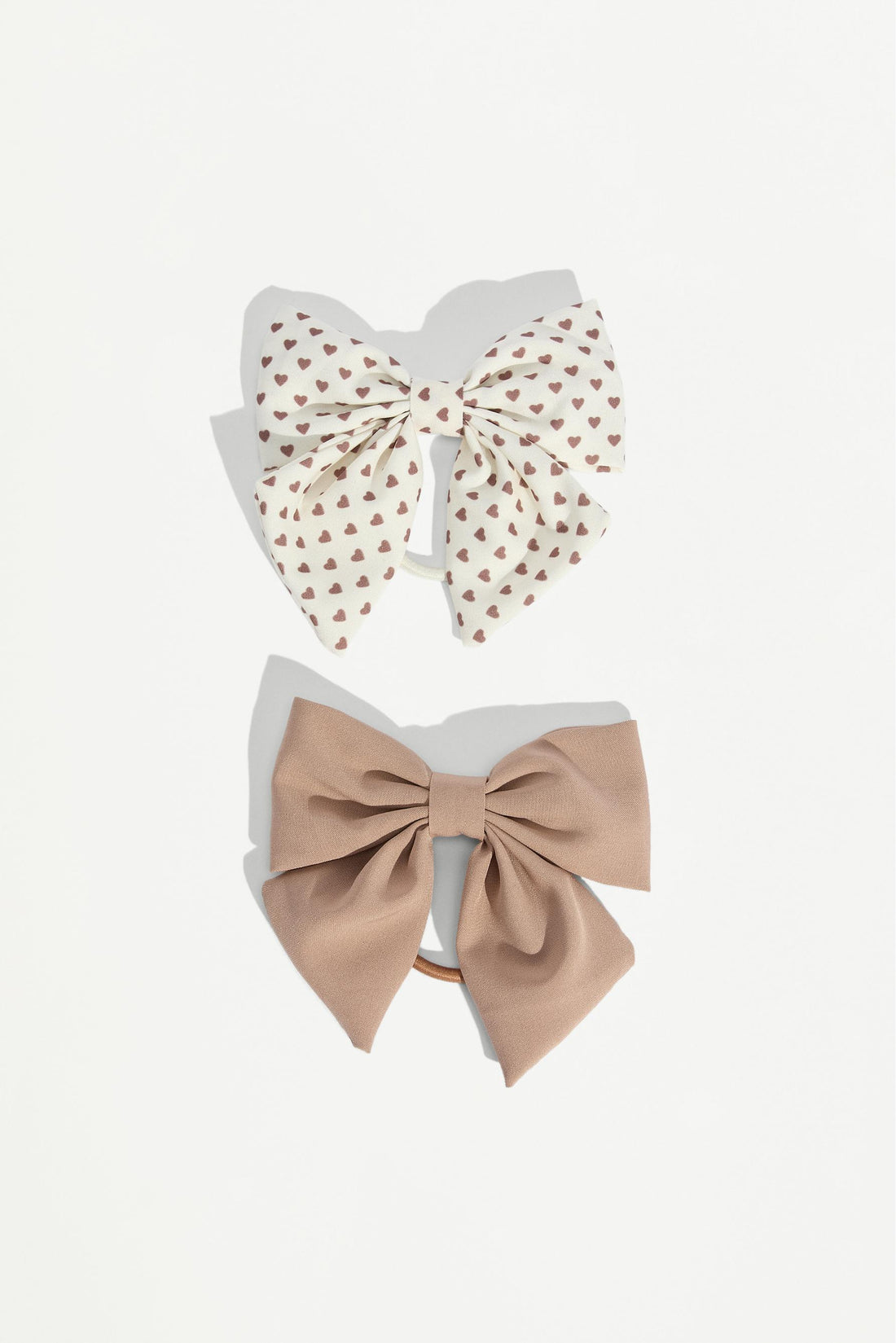 2-pack of large contrast bows