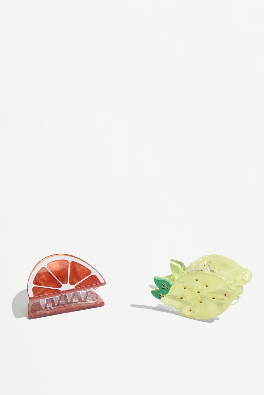Fruit hair tie and clip set