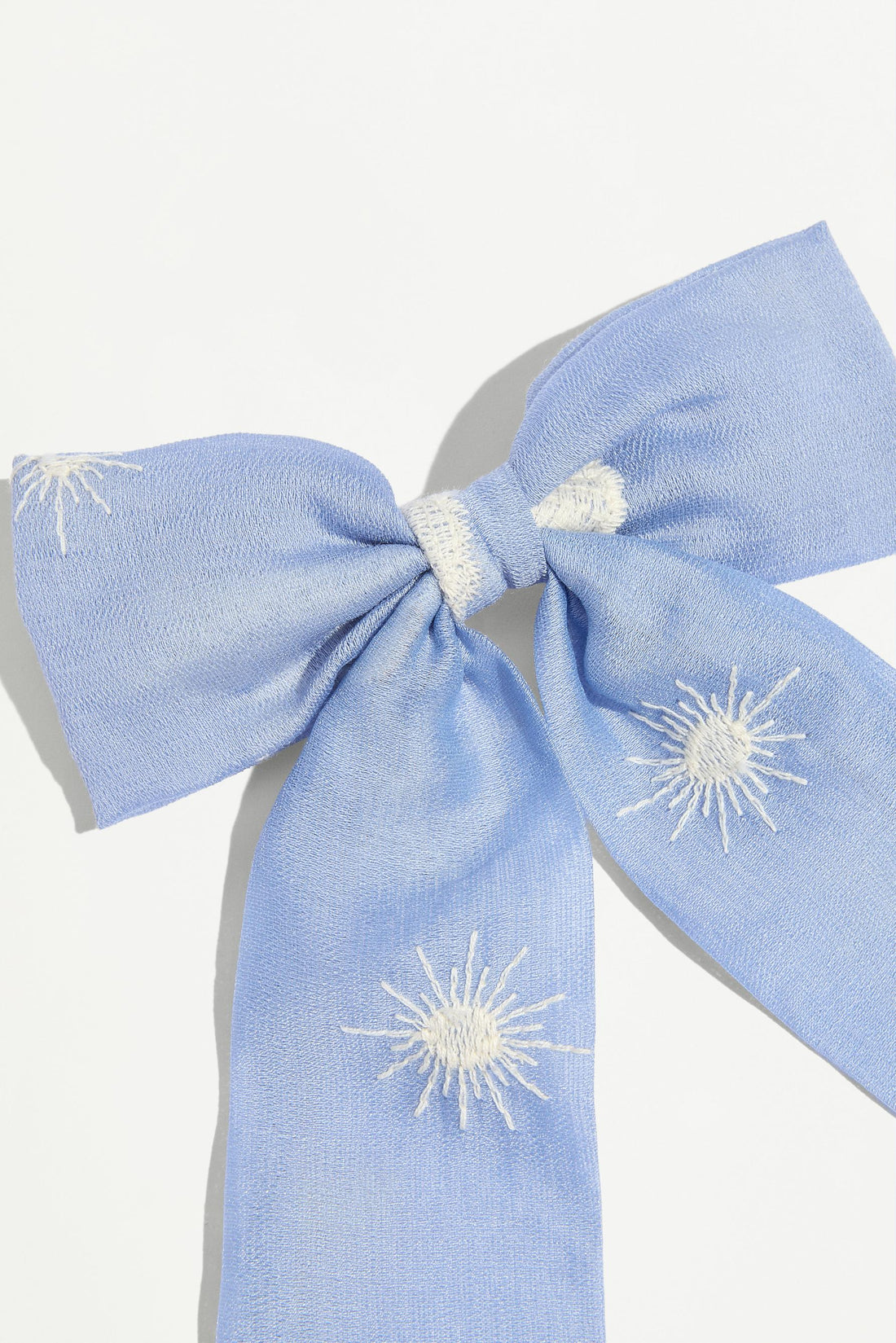 Large Swiss embroidery bow
