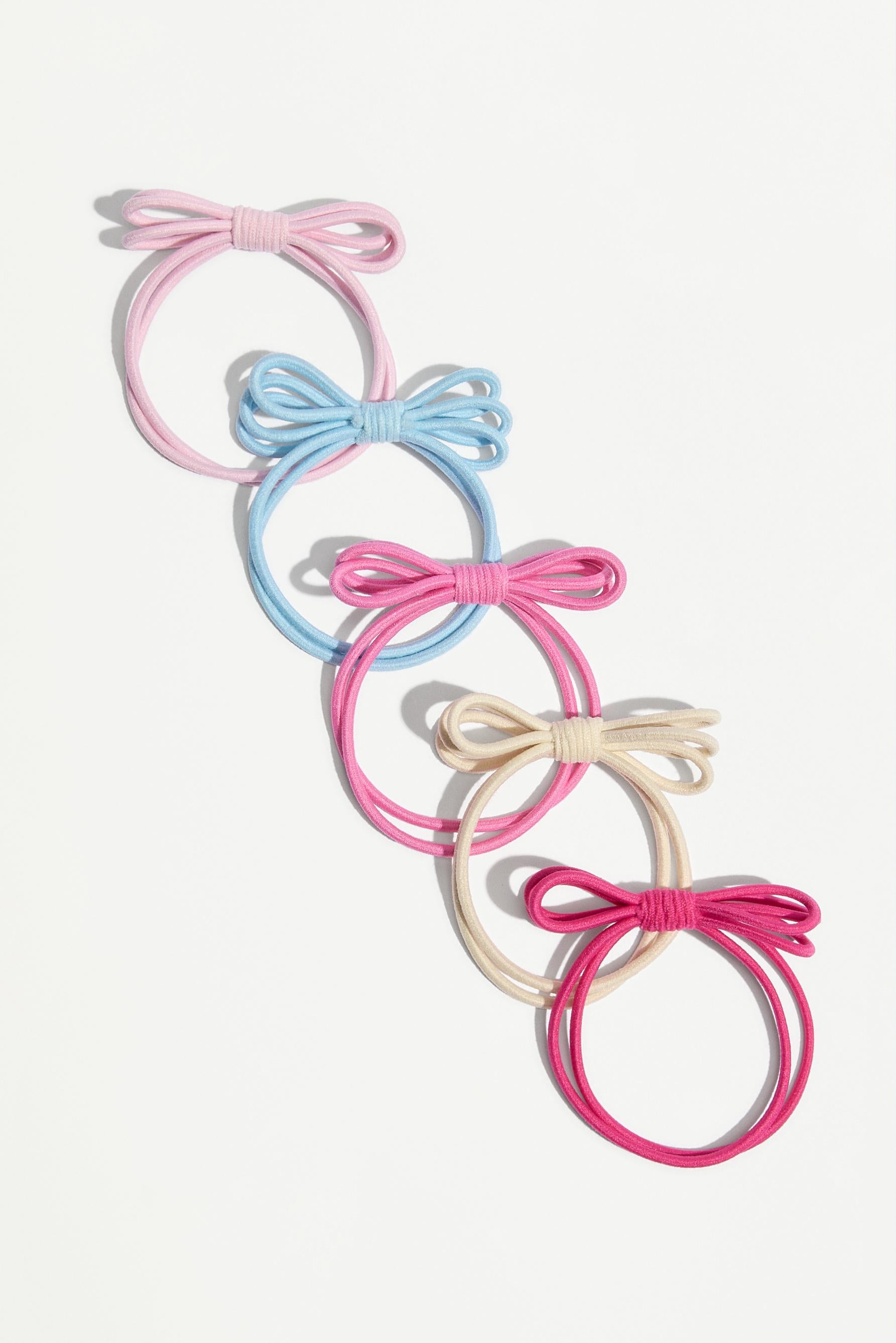 Bow hair ties (Pack 10)