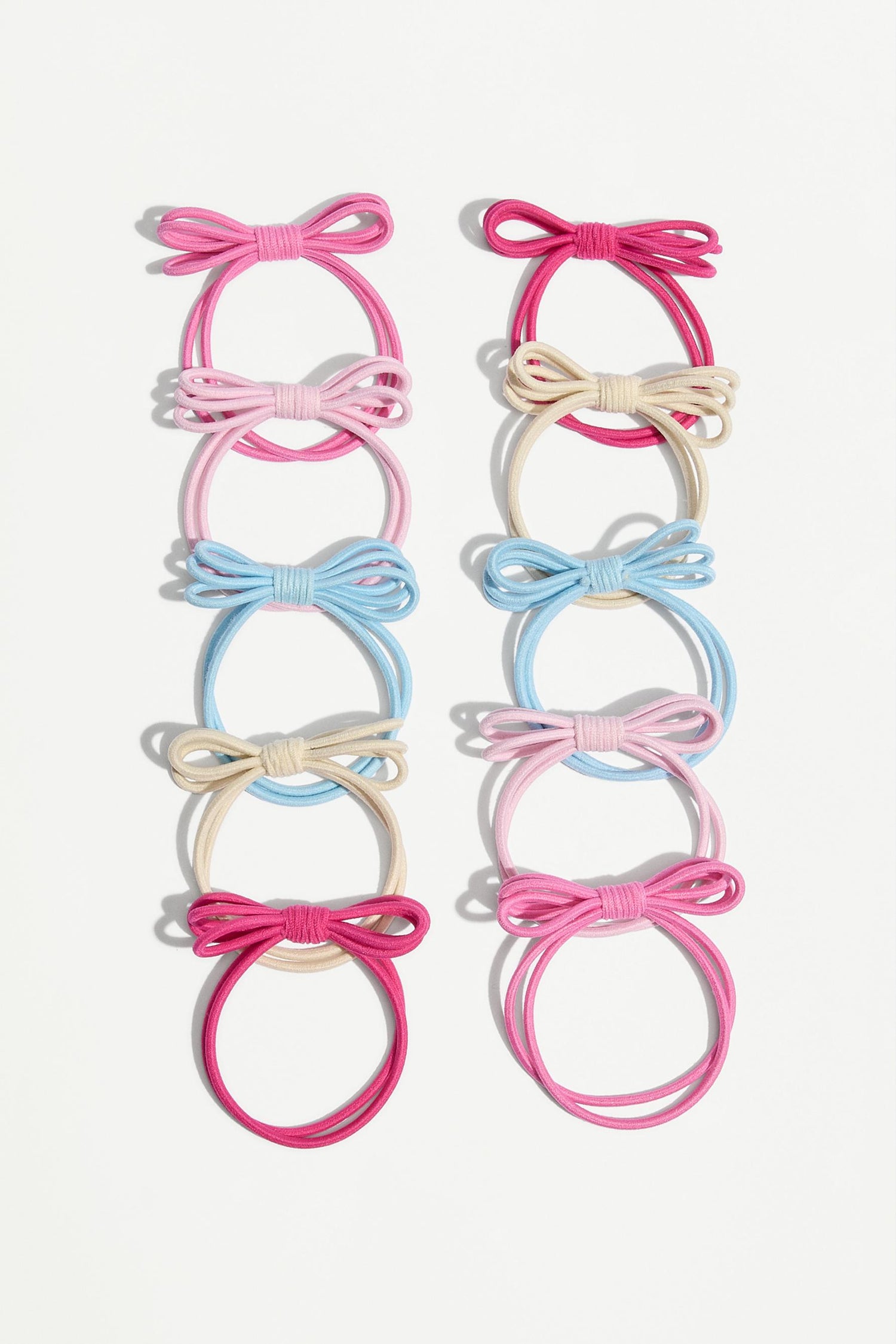 Bow hair ties (Pack 10)