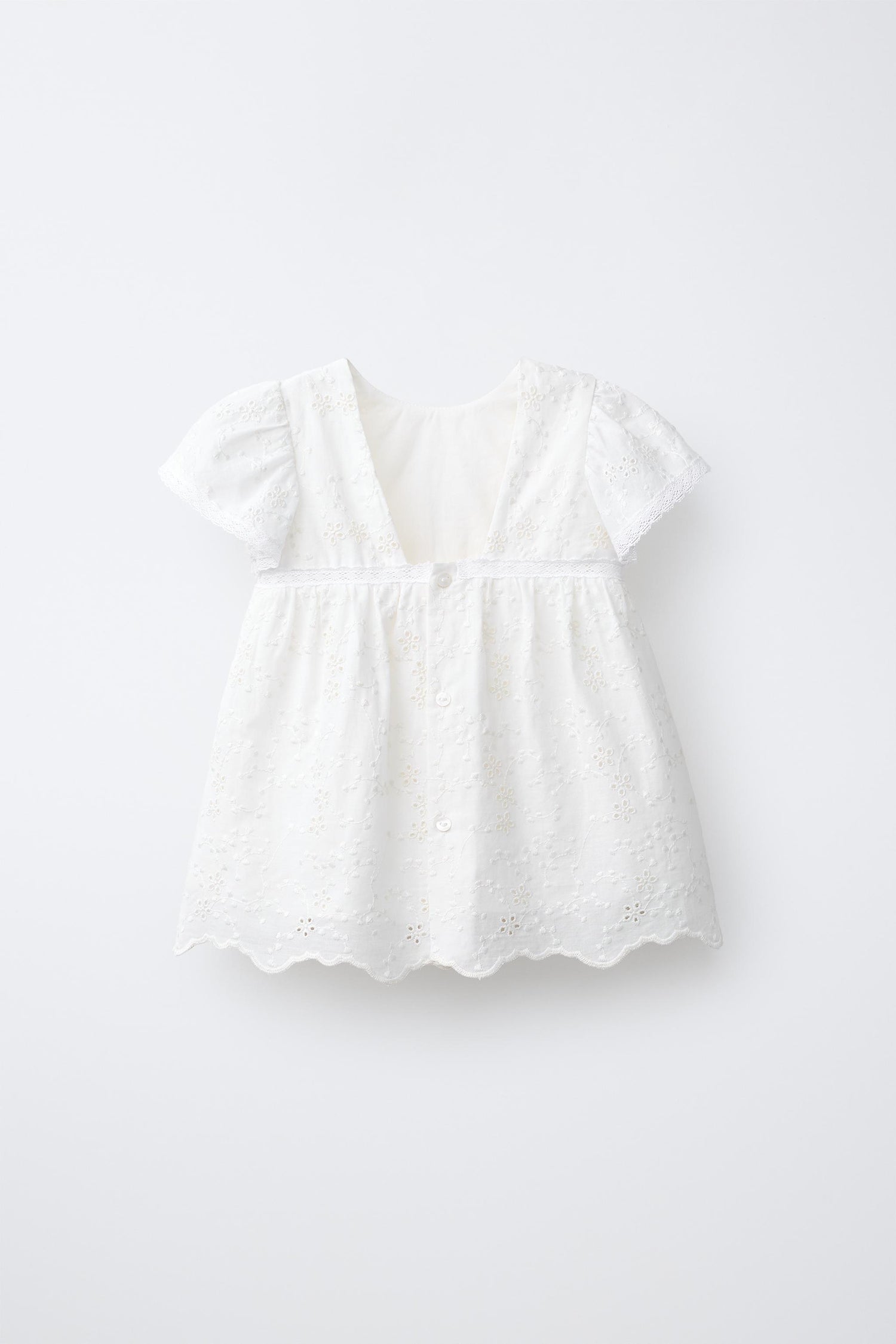 EMBROIDERED FLORAL DRESS