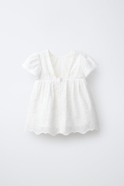 EMBROIDERED FLORAL DRESS