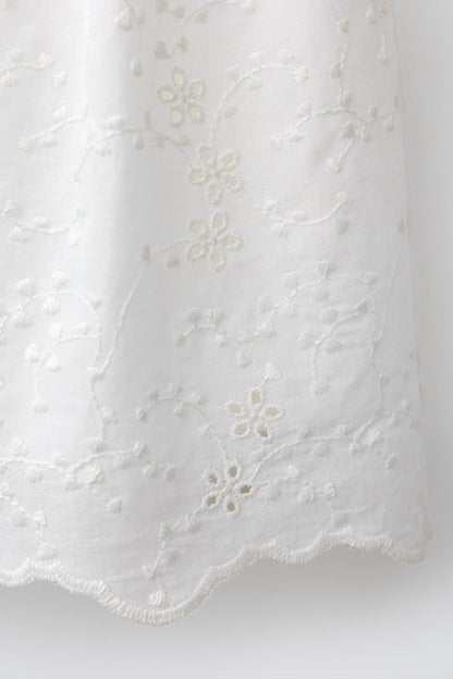 EMBROIDERED FLORAL DRESS
