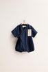 ZARA TIMELESS - STRIPED KIMONO ROMPER - Indigo / 12-18 months (86 cm)