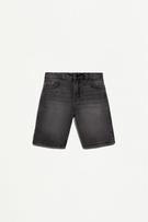 Relaxed fit denim Bermuda shorts