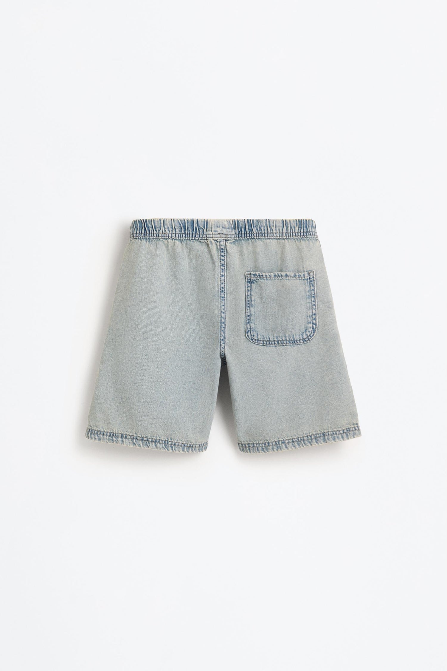 Denim jogger Bermuda shorts