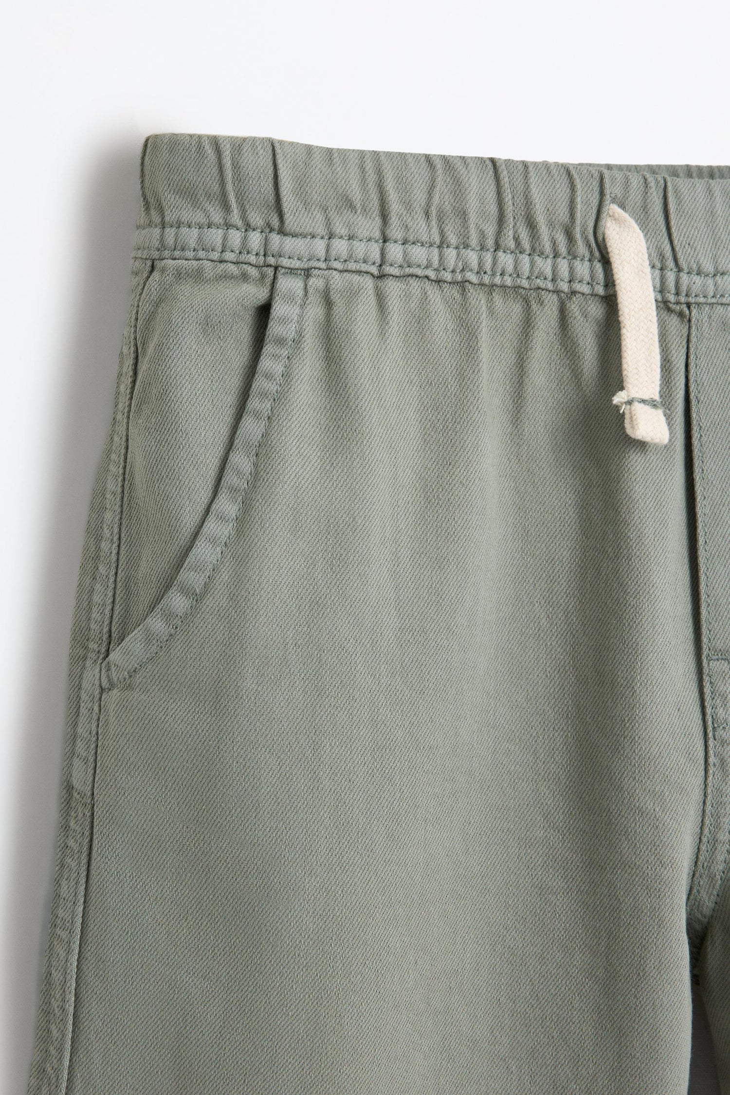 Denim jogger Bermuda shorts