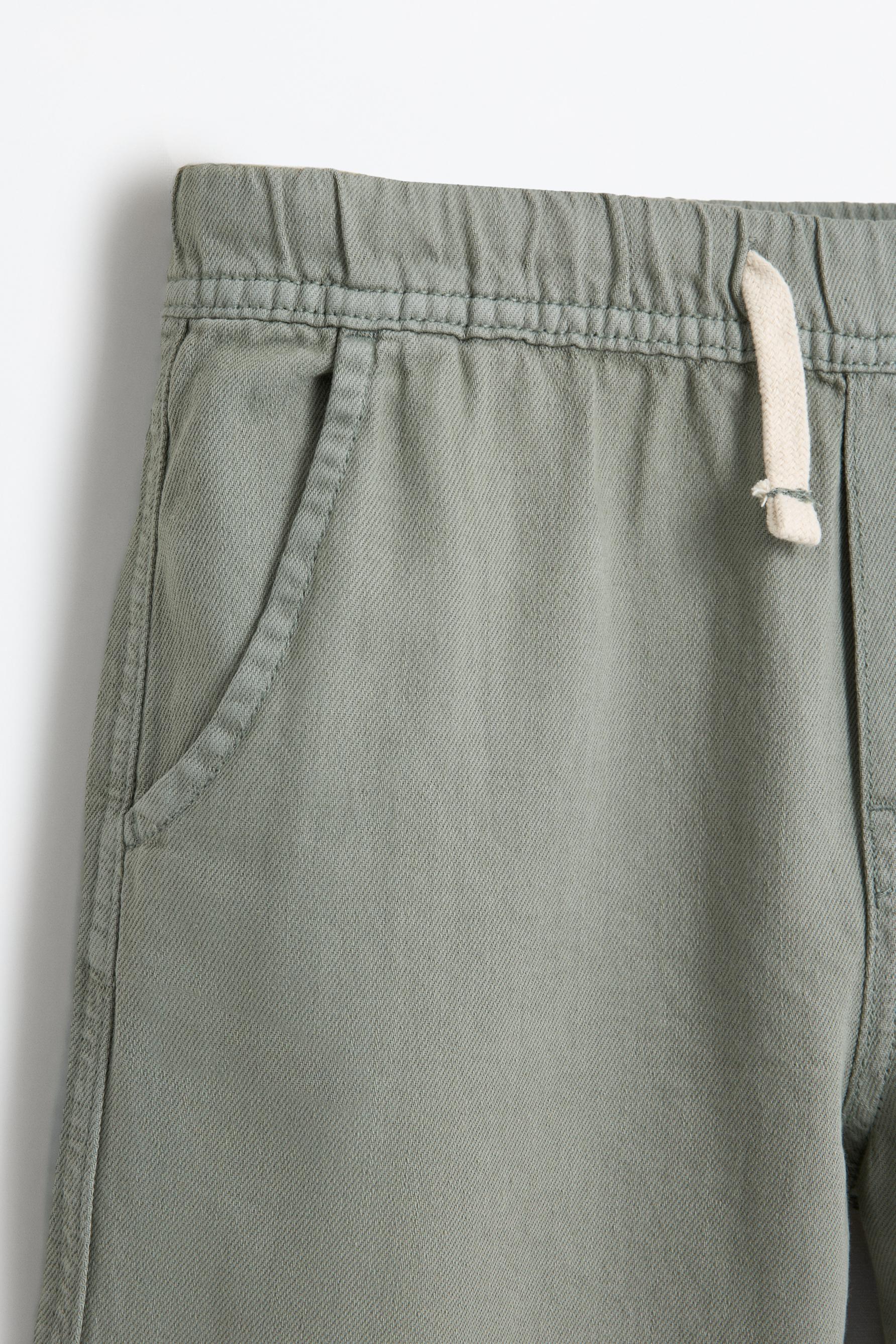 Denim jogger Bermuda shorts