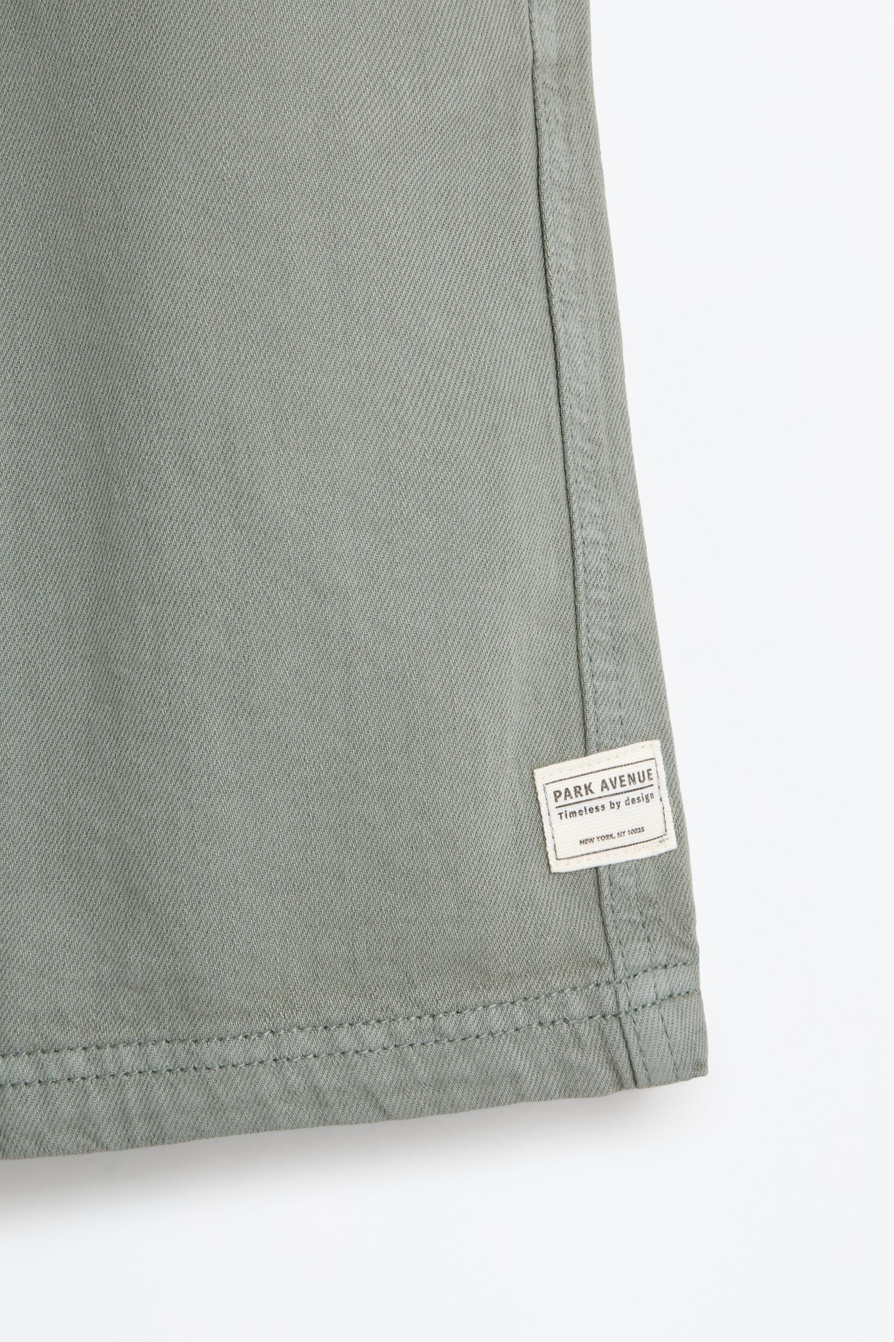 Denim jogger Bermuda shorts