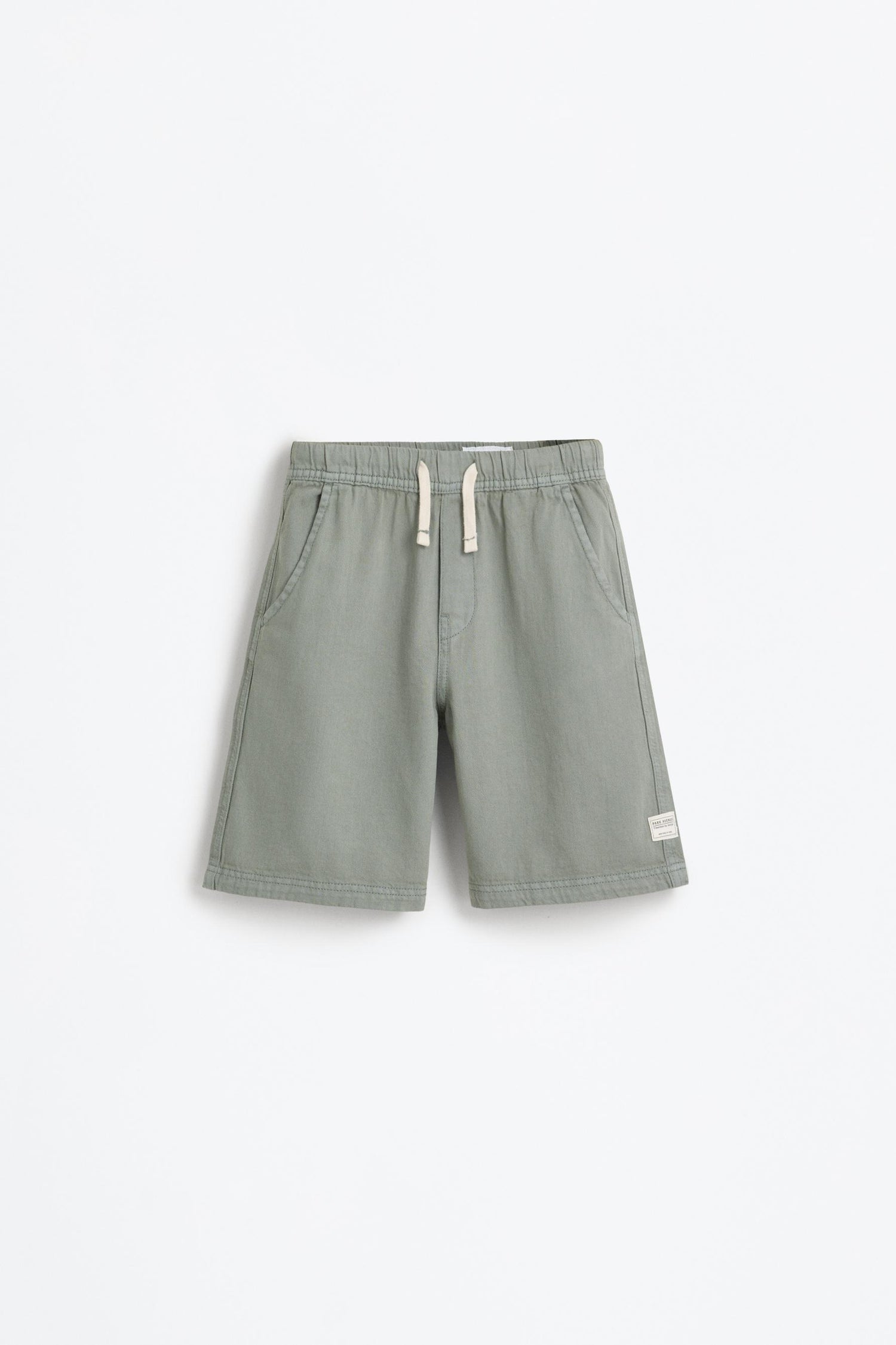 Denim jogger Bermuda shorts