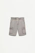 Denim jogger Bermuda shorts