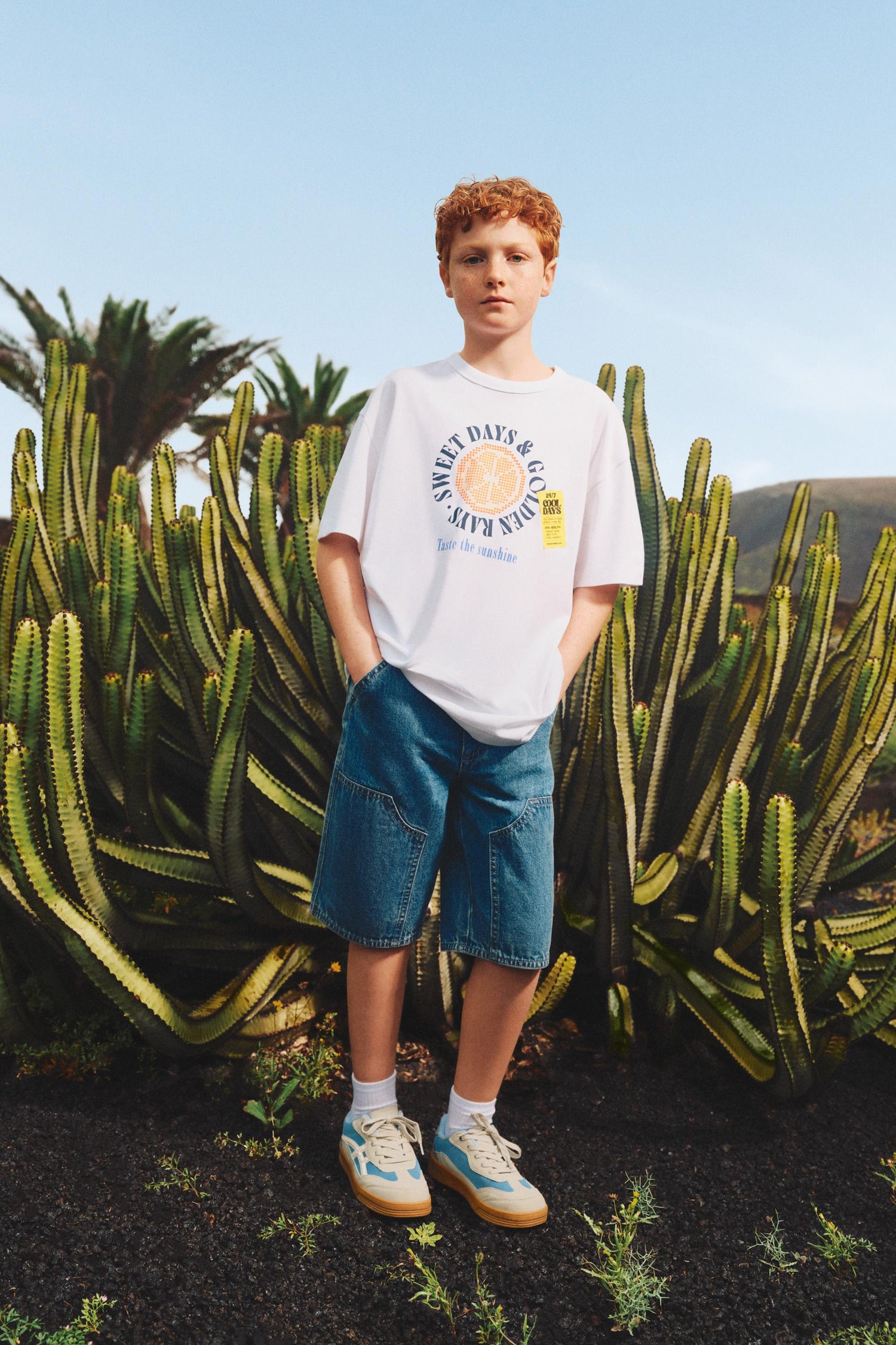 Carpenter denim Bermuda shorts
