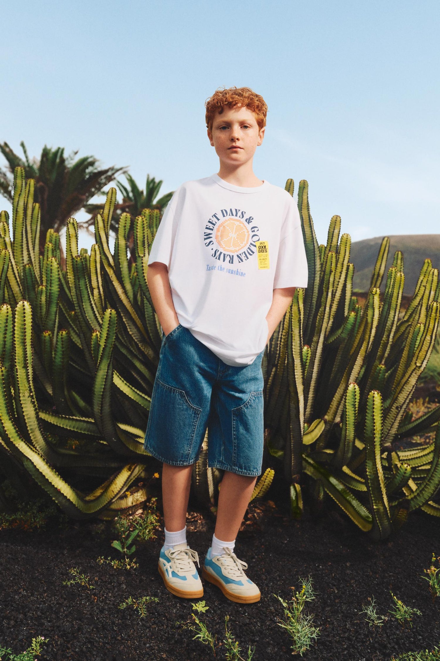 Carpenter denim Bermuda shorts