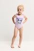Kuromi ©SANRIO Swimsuit - MAUVE PINK / 12-18 months