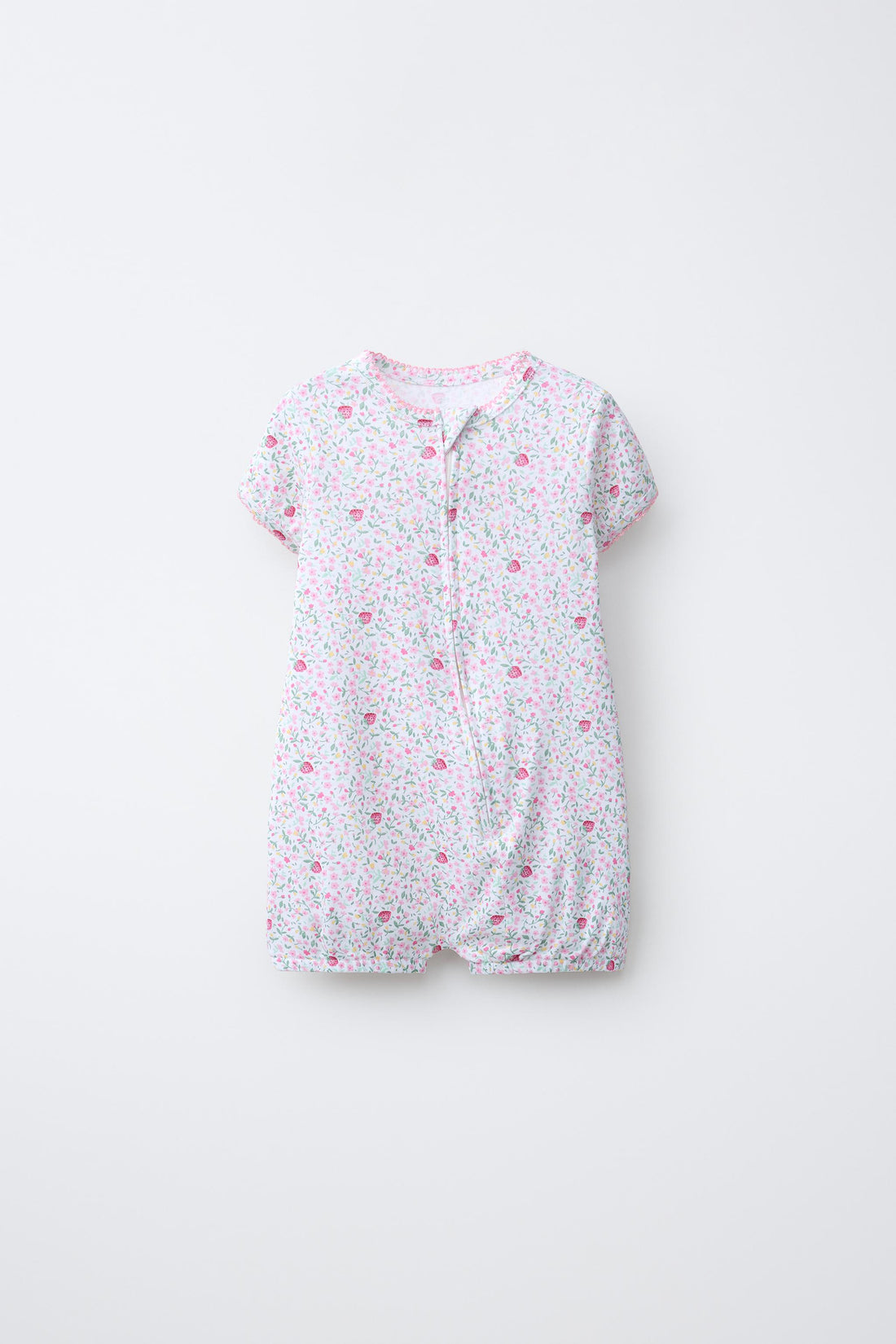 TWO-PACK OF FLORAL SLEEPSUITS
