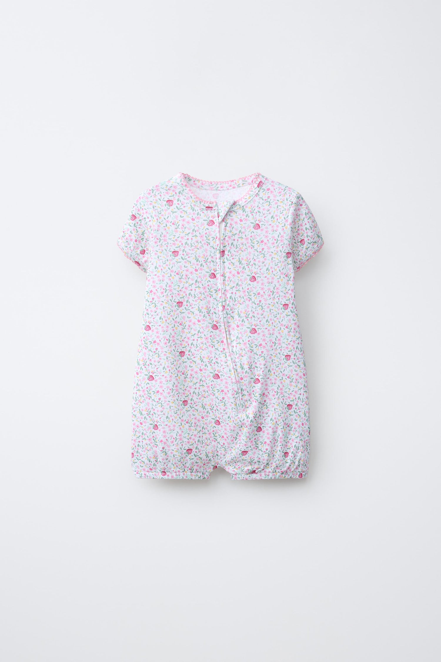 TWO-PACK OF FLORAL SLEEPSUITS