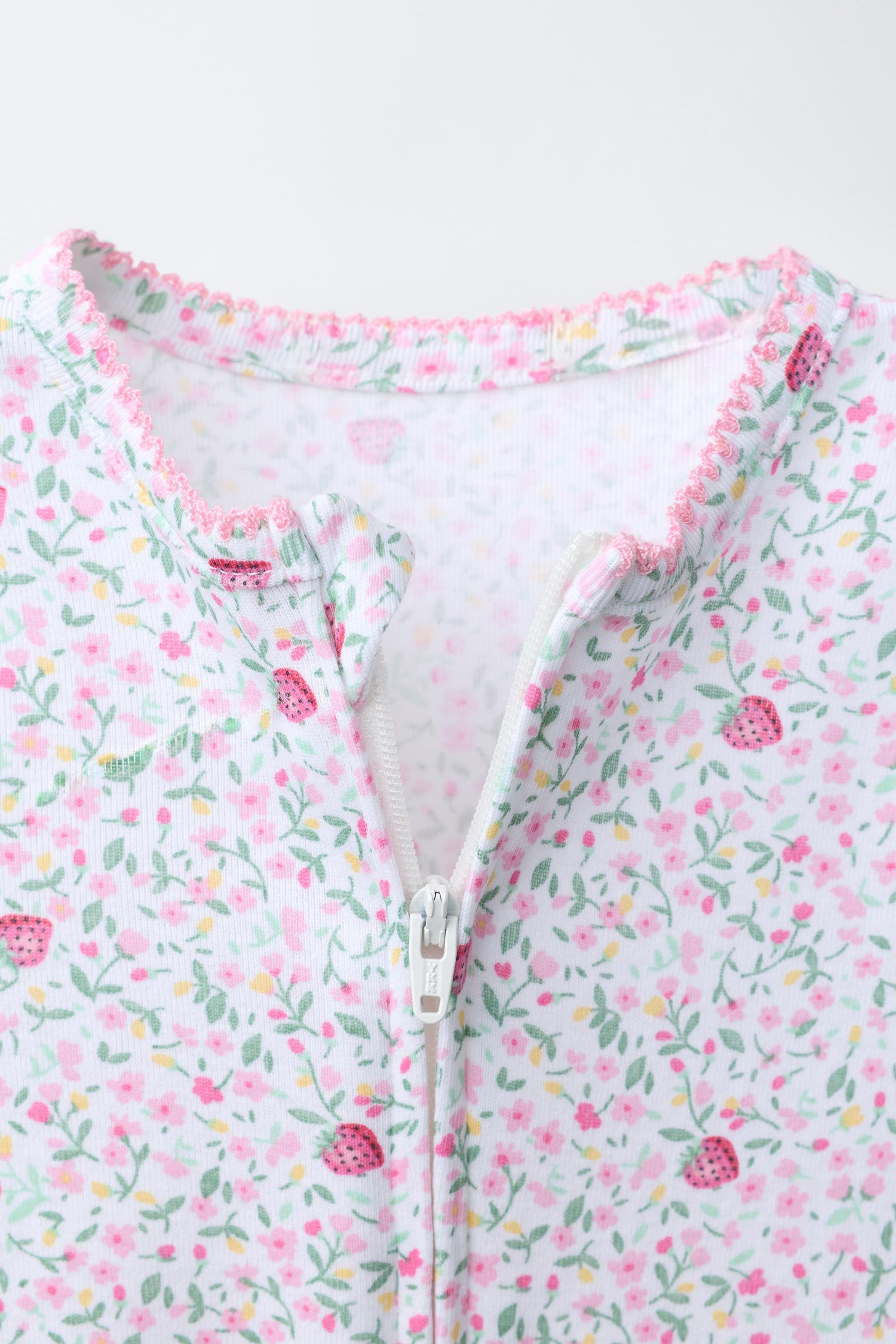 TWO-PACK OF FLORAL SLEEPSUITS