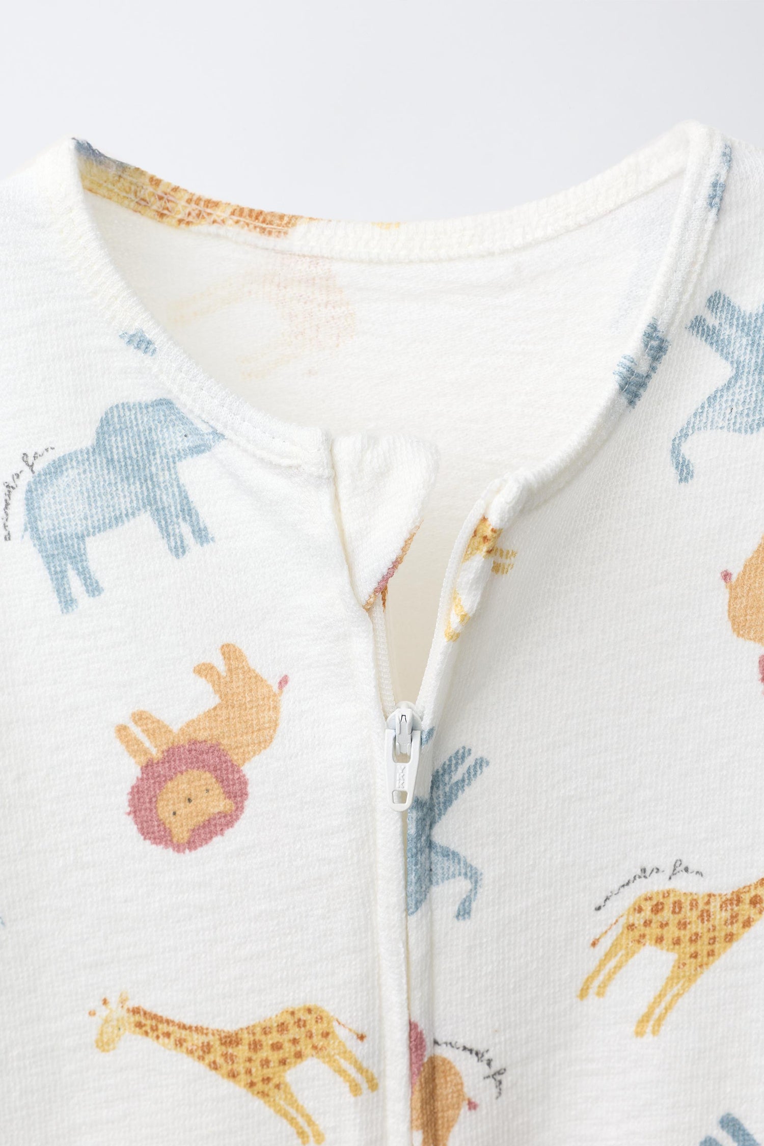 TWO-PACK OF ANIMAL PRINT SLEEPSUITS