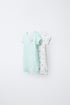 TWO-PACK OF SEA PRINT SLEEPSUITS - Ecru / 12-18 months (86 cm)