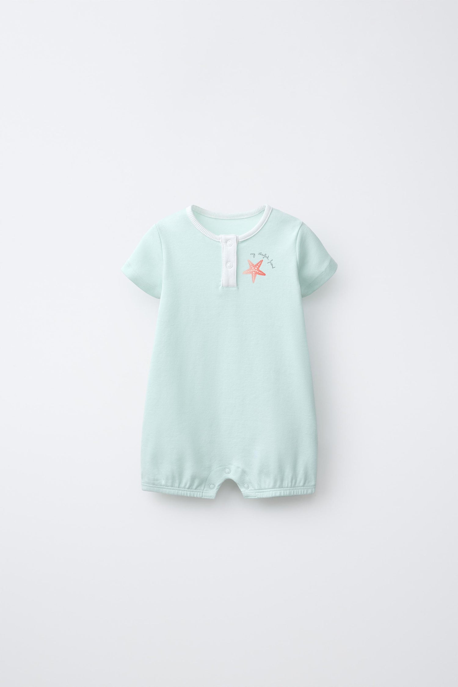 TWO-PACK OF SEA PRINT SLEEPSUITS