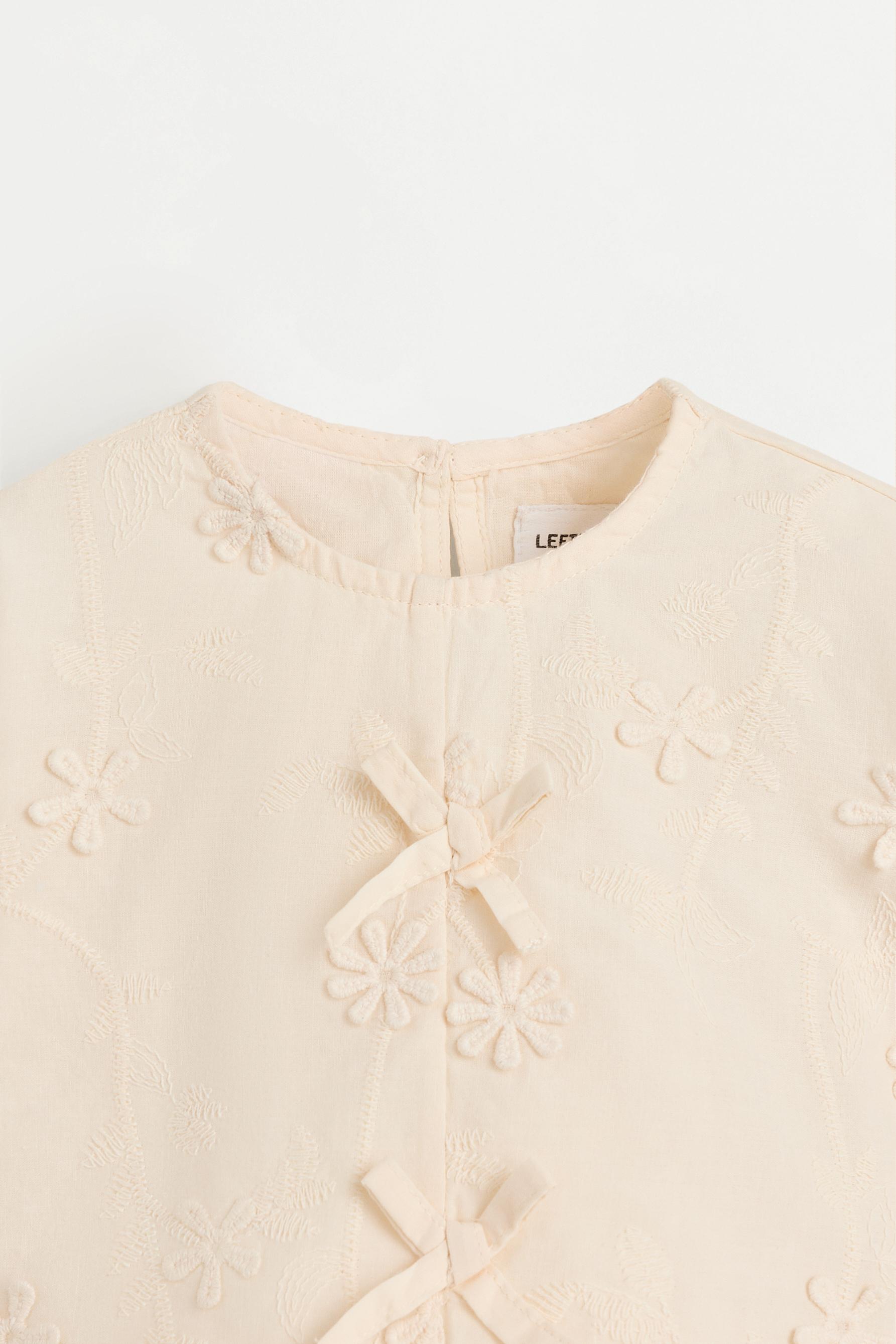 Floral blouse and trousers set