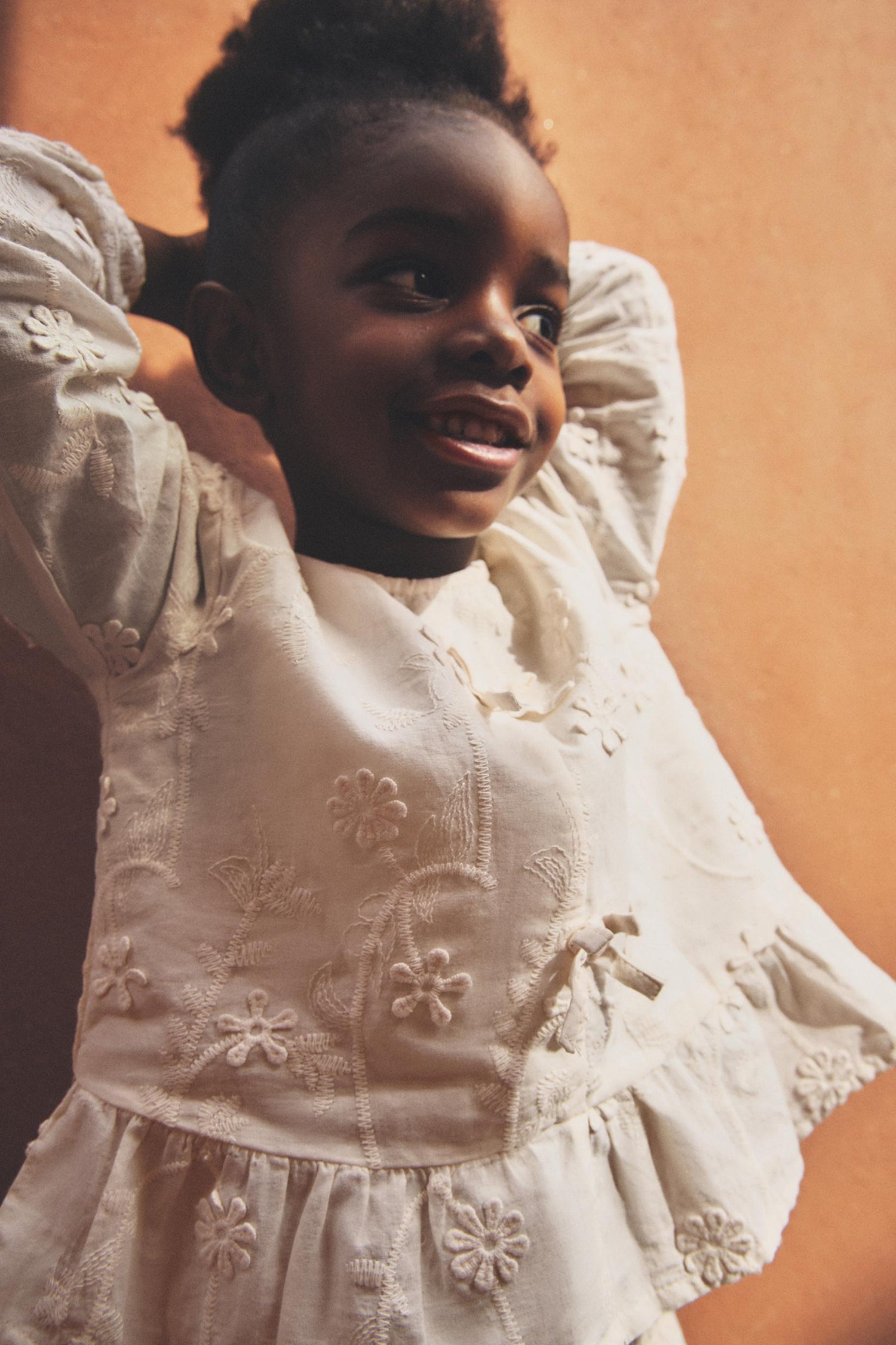 Floral blouse and trousers set
