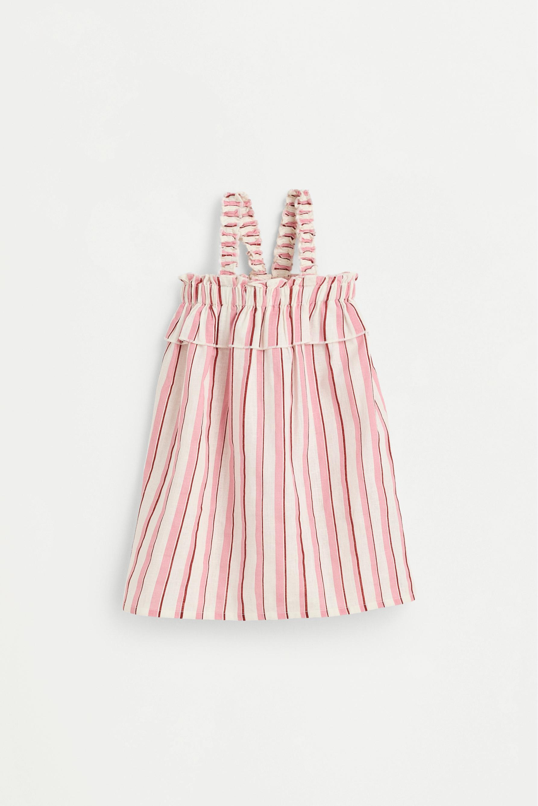 Baby Girl | Pink striped dress - PINK / 12-18 months