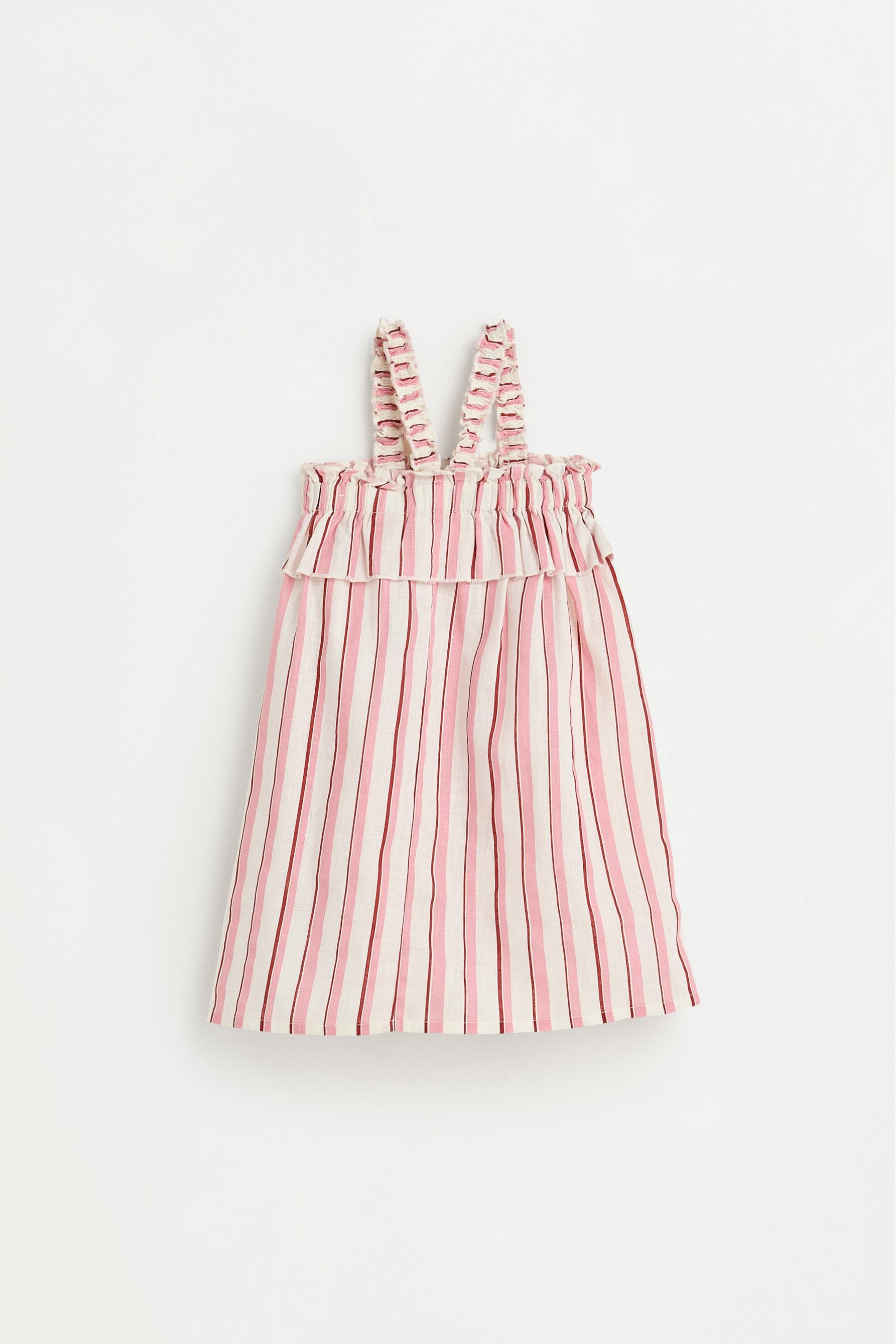 Baby Girl | Pink striped dress