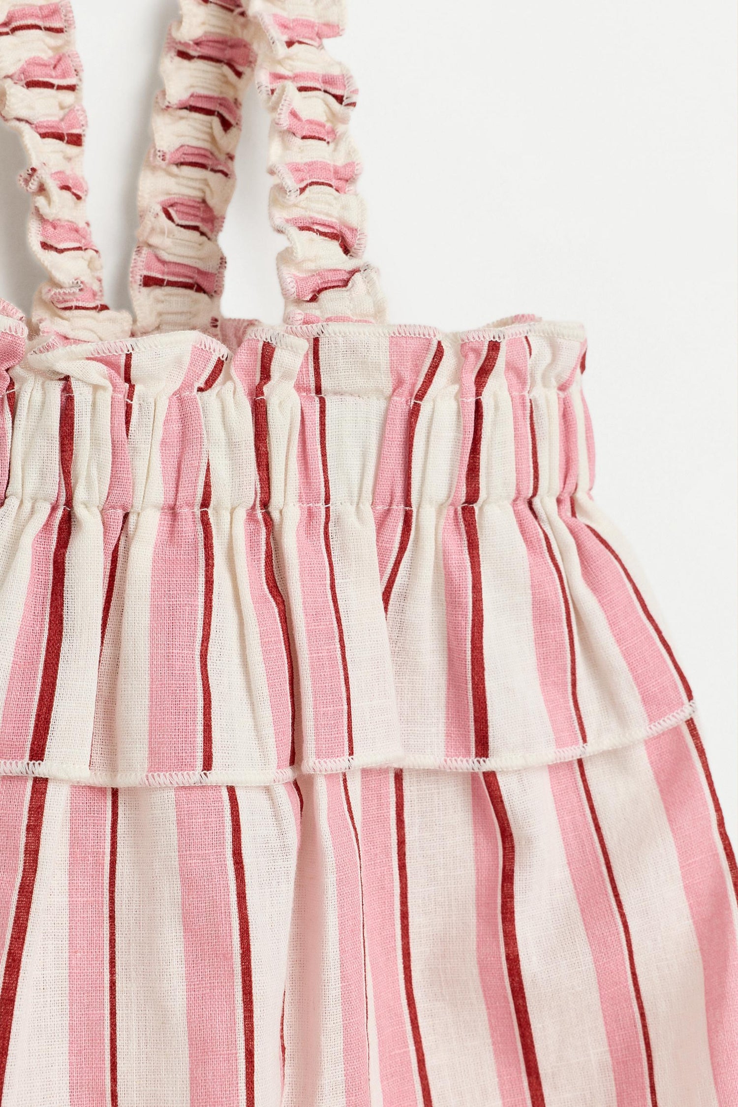 Baby Girl | Pink striped dress