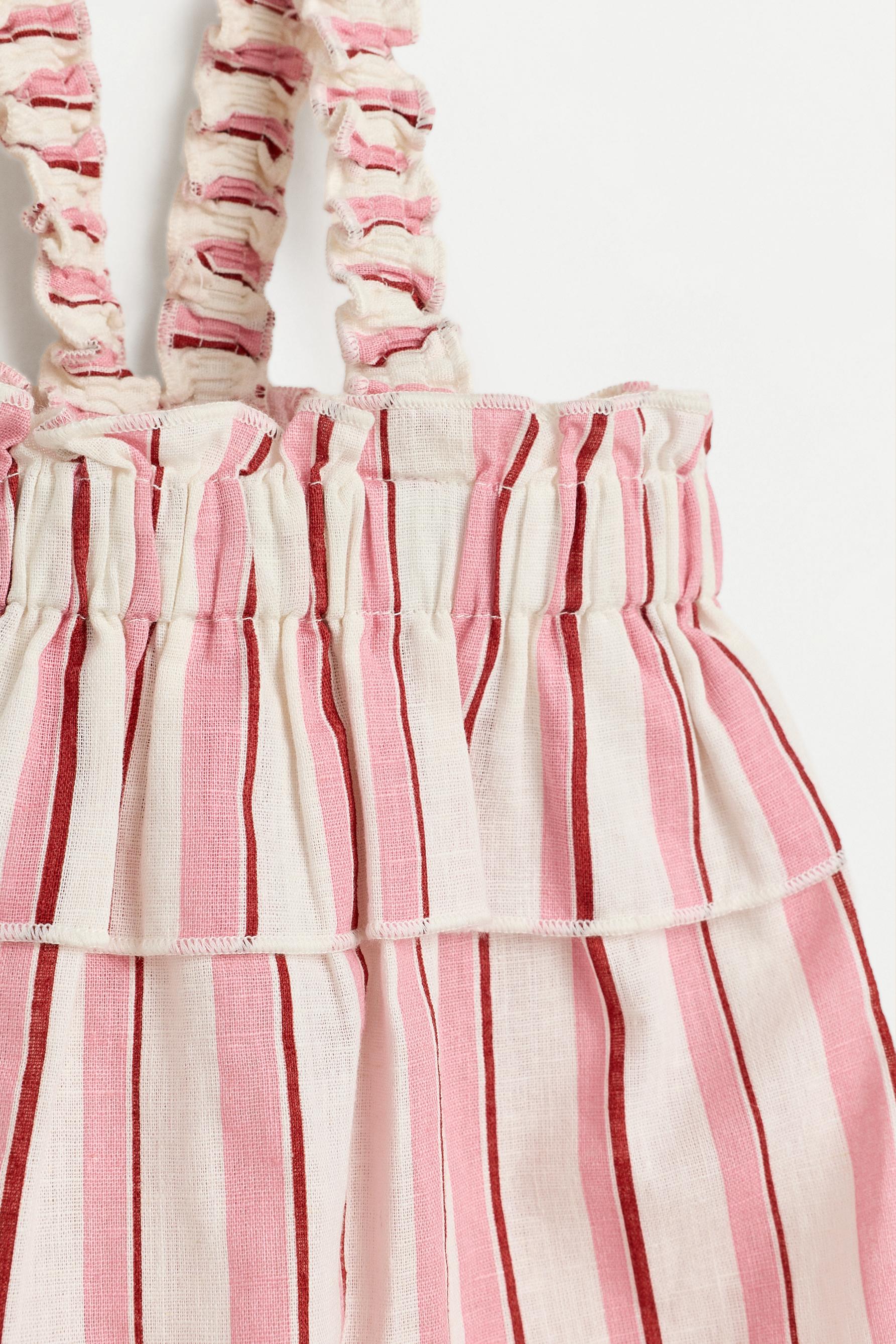 Baby Girl | Pink striped dress