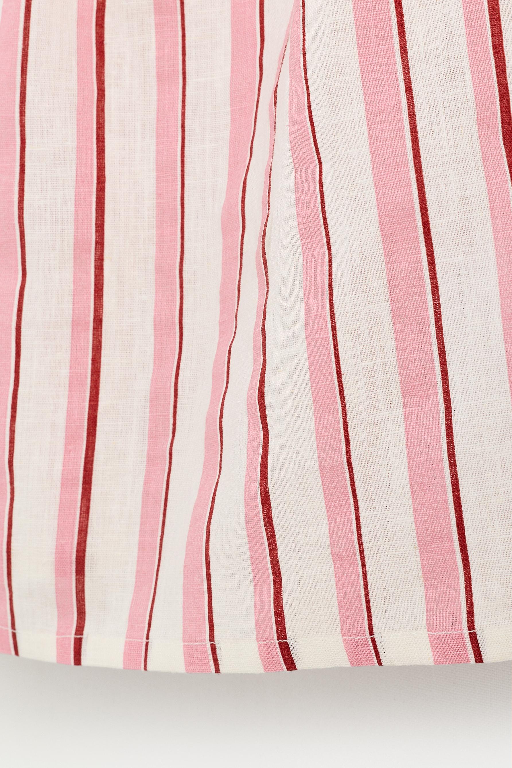Baby Girl | Pink striped dress