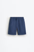 Jogger Bermuda shorts - INK BLUE / 11-12 years