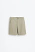 Chinese Bermuda shorts - PALE KHAKI / 11-12 years
