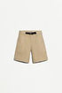 Cargo Bermuda shorts with belt
