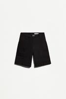 Cargo Bermuda shorts with belt