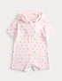 Pure Cotton Spotty Towelling All in One (0-3 Yrs) - PINK MIX / 18-36 Months
