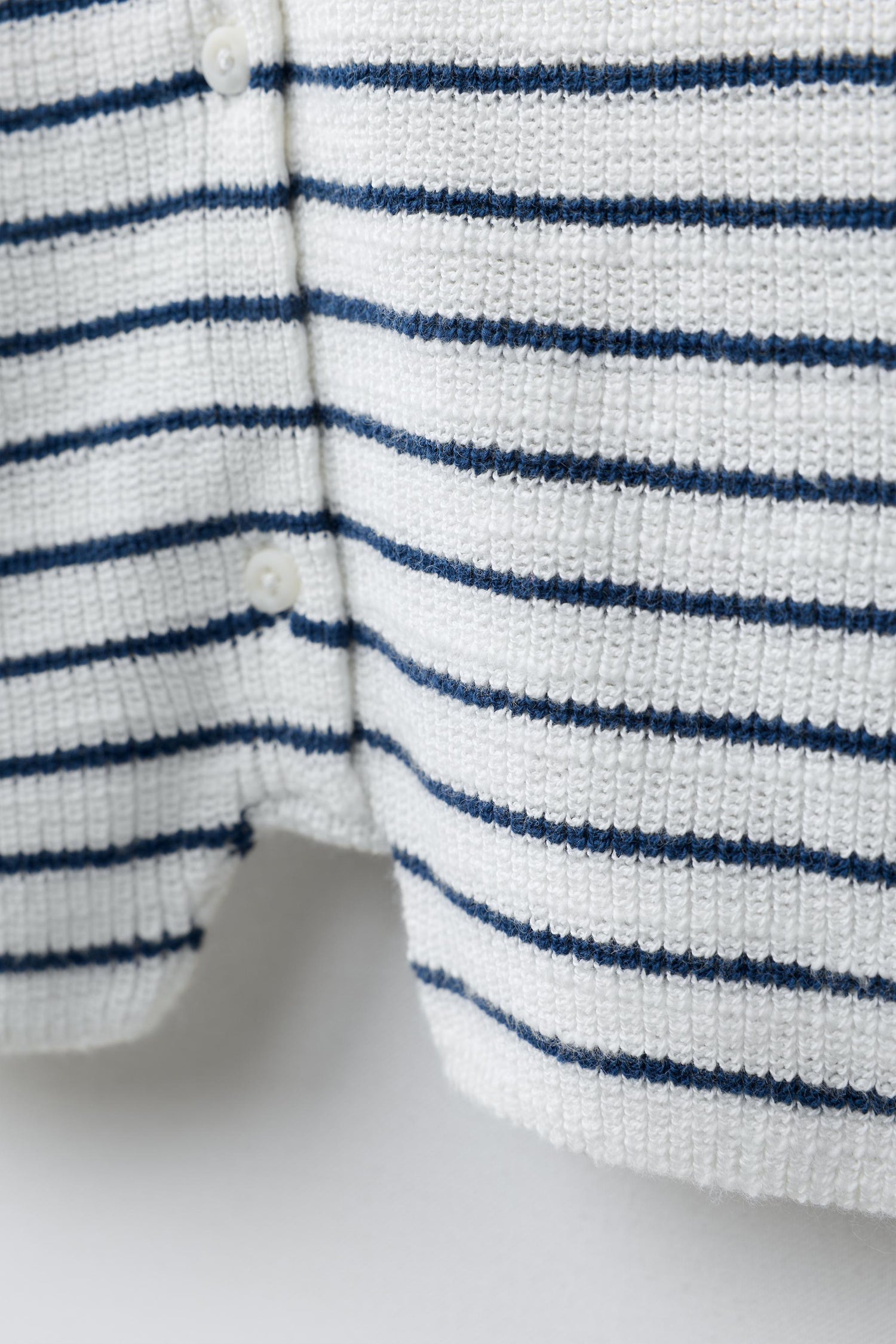 STRIPED PURL KNIT PLAYSUIT