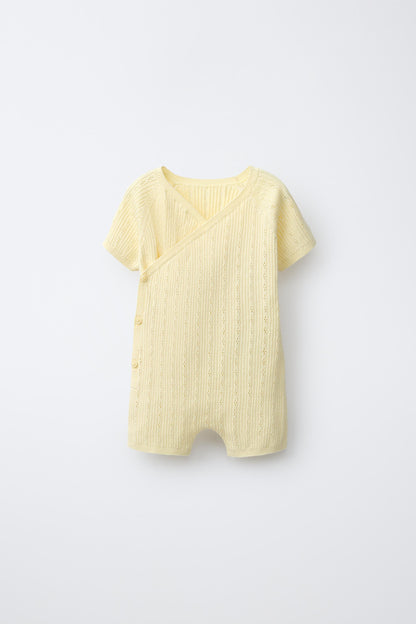 POINTELLE KNIT PLAYSUIT
