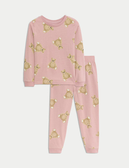 Pure Cotton Spencer Bear™ Pyjamas (1-16 Yrs) - LIGHT BROWN / 18-24 Months