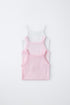 3-PACK OF POINTELLE STRAPPY BODYSUITS - Pink / 12-18 months (86 cm)