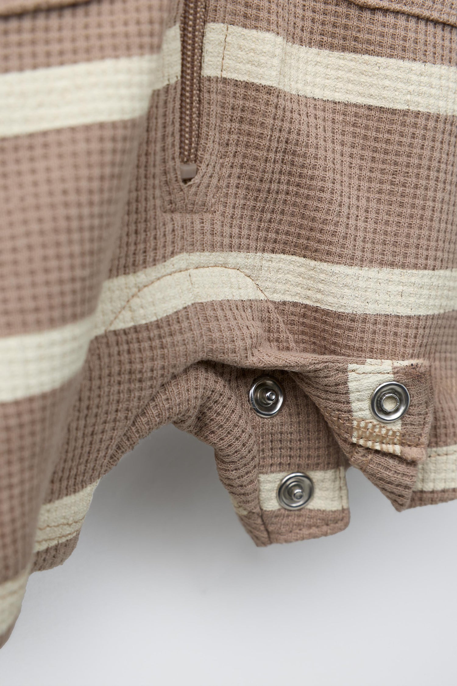 SHORT WAFFLE-KNIT PYJAMAS