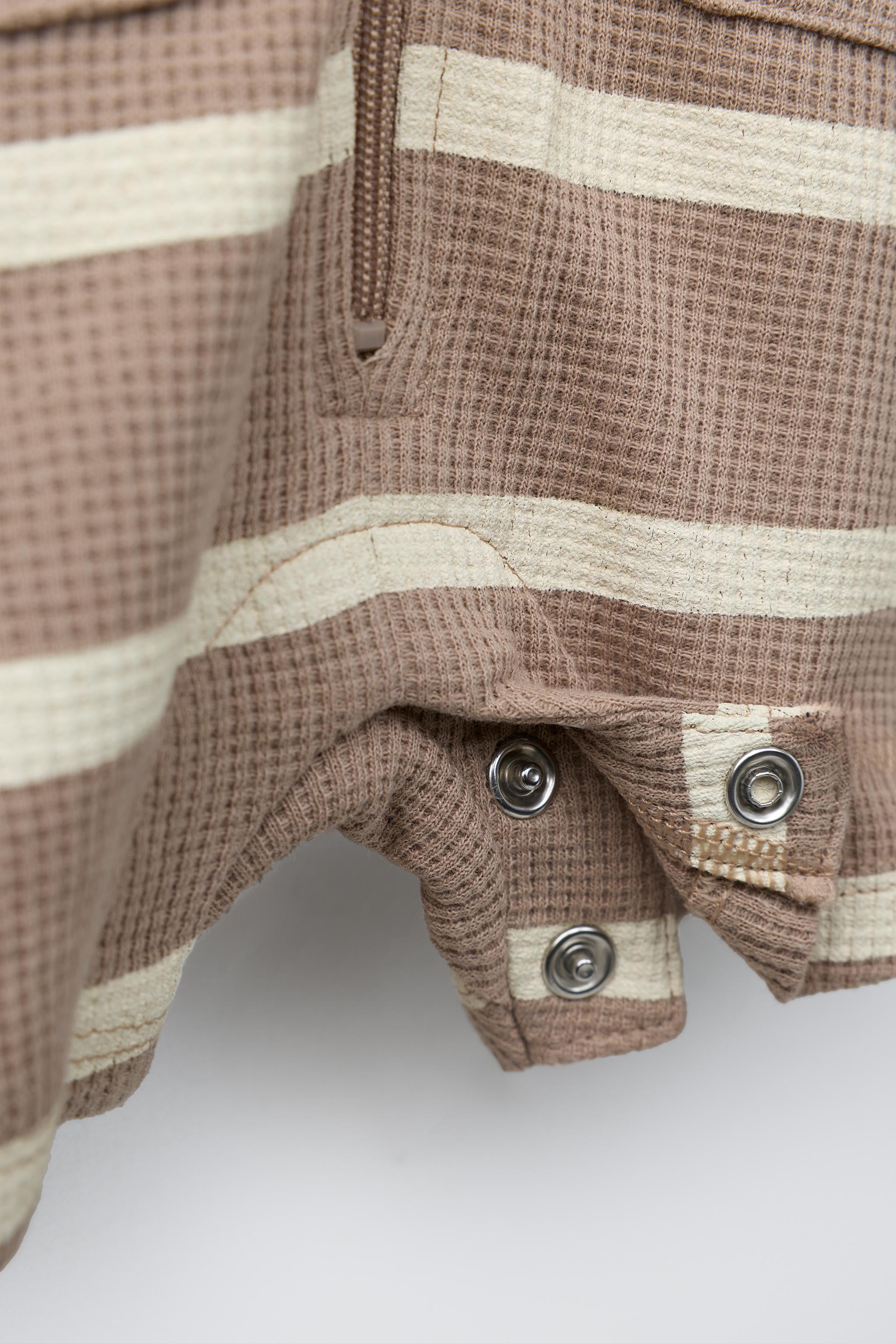 SHORT WAFFLE-KNIT PYJAMAS