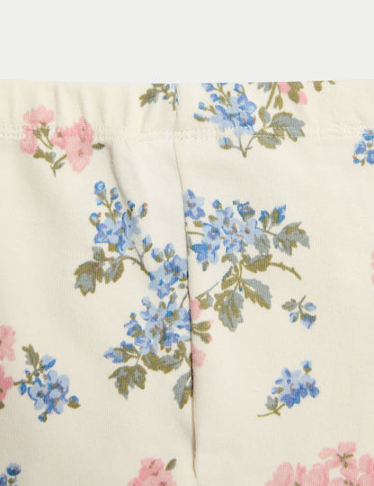 2pc Cotton Rich Floral Outfit (0-12 Mths)
