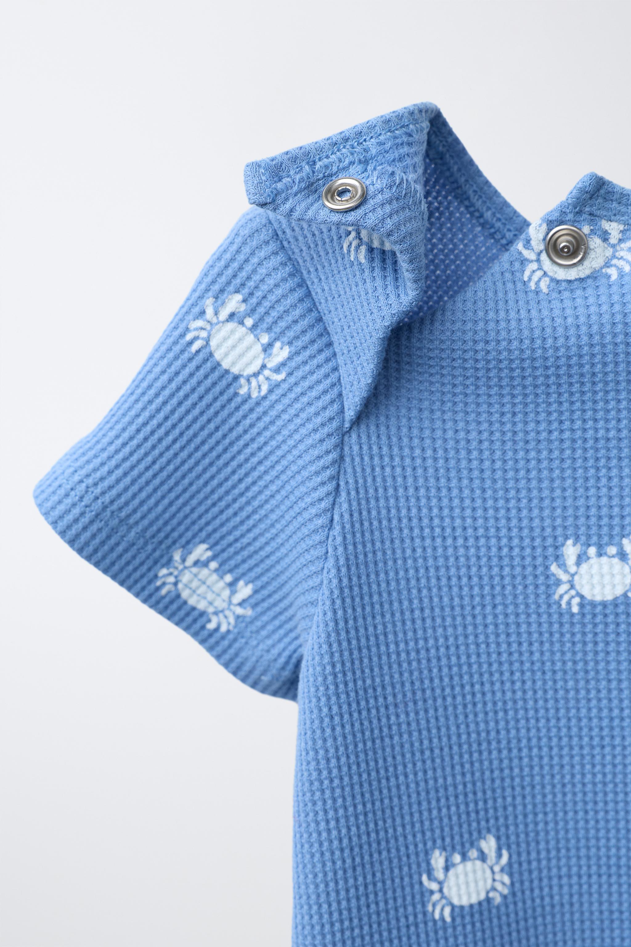 CRAB TEXTURED ROMPER