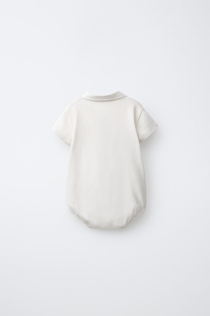 POLO COLLAR BODYSUIT